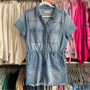Altar’d State Denim Romper - Size Large